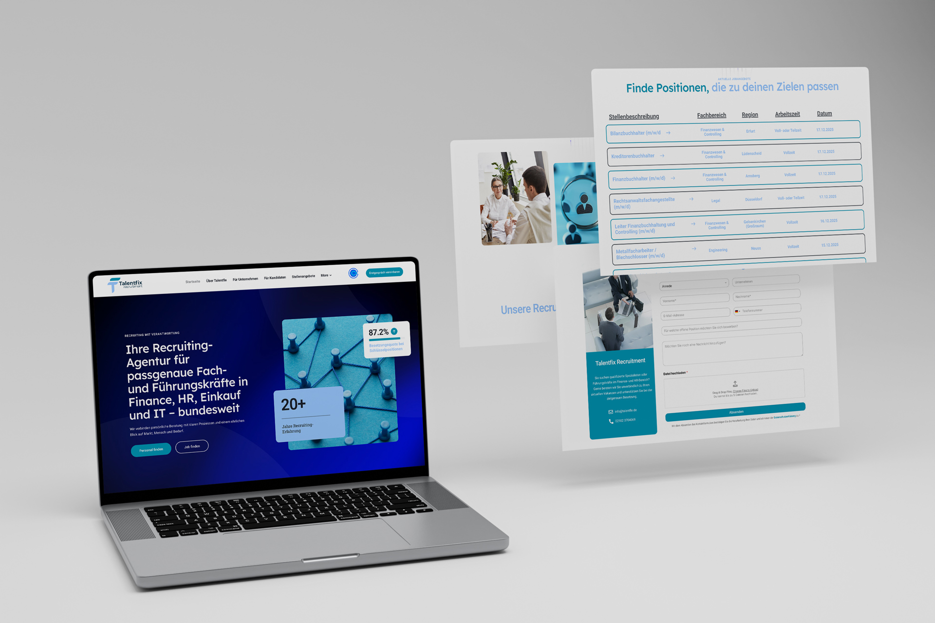 Webseiten Portfolio Deutschland